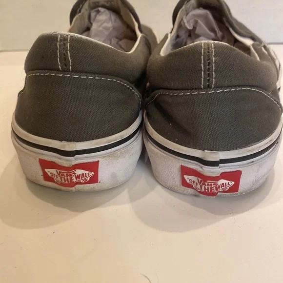 Vans Men’s (8) Classic Slip On Charcoal Grey - Picture 5 of 5